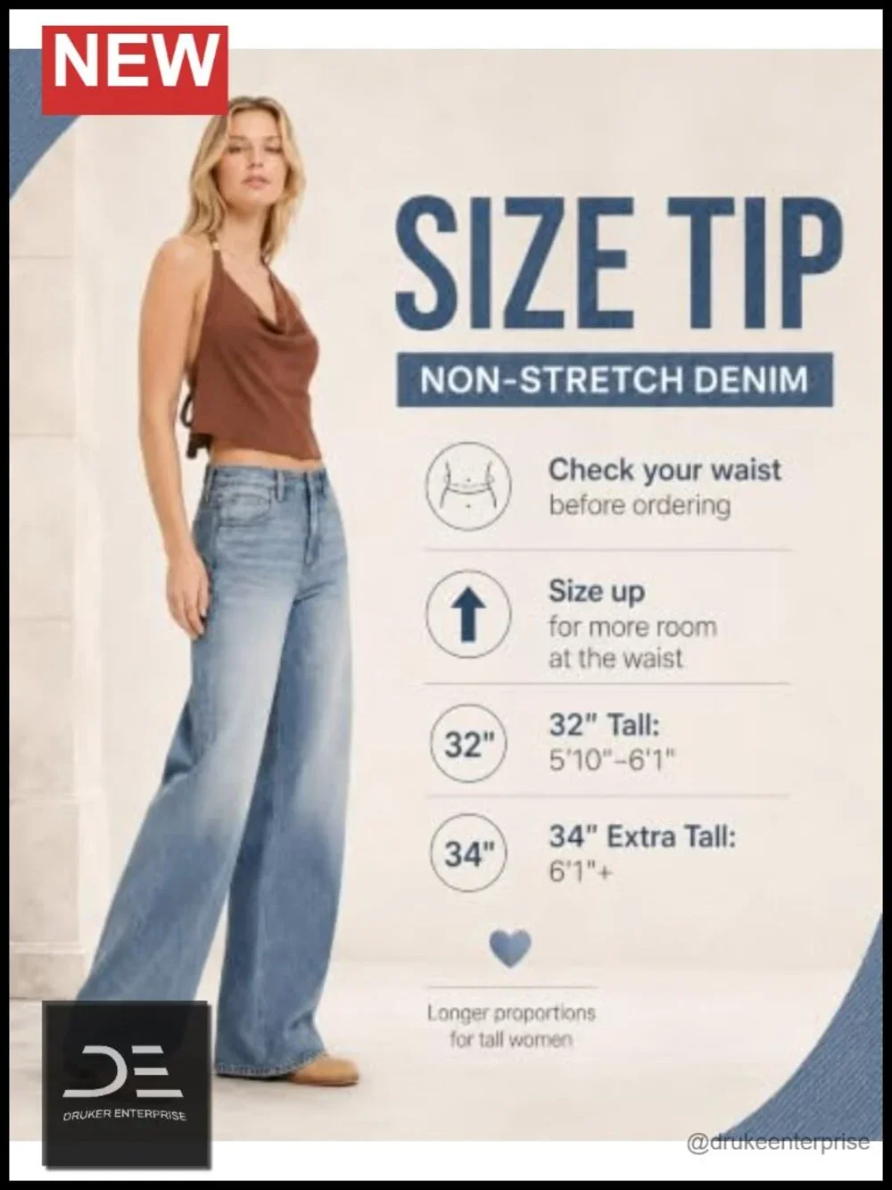 Tall Baggy Jeans for Women 32 Inch Inseam Loose Wide Leg